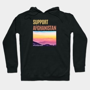 Support Afghanistan (mountains) Hoodie